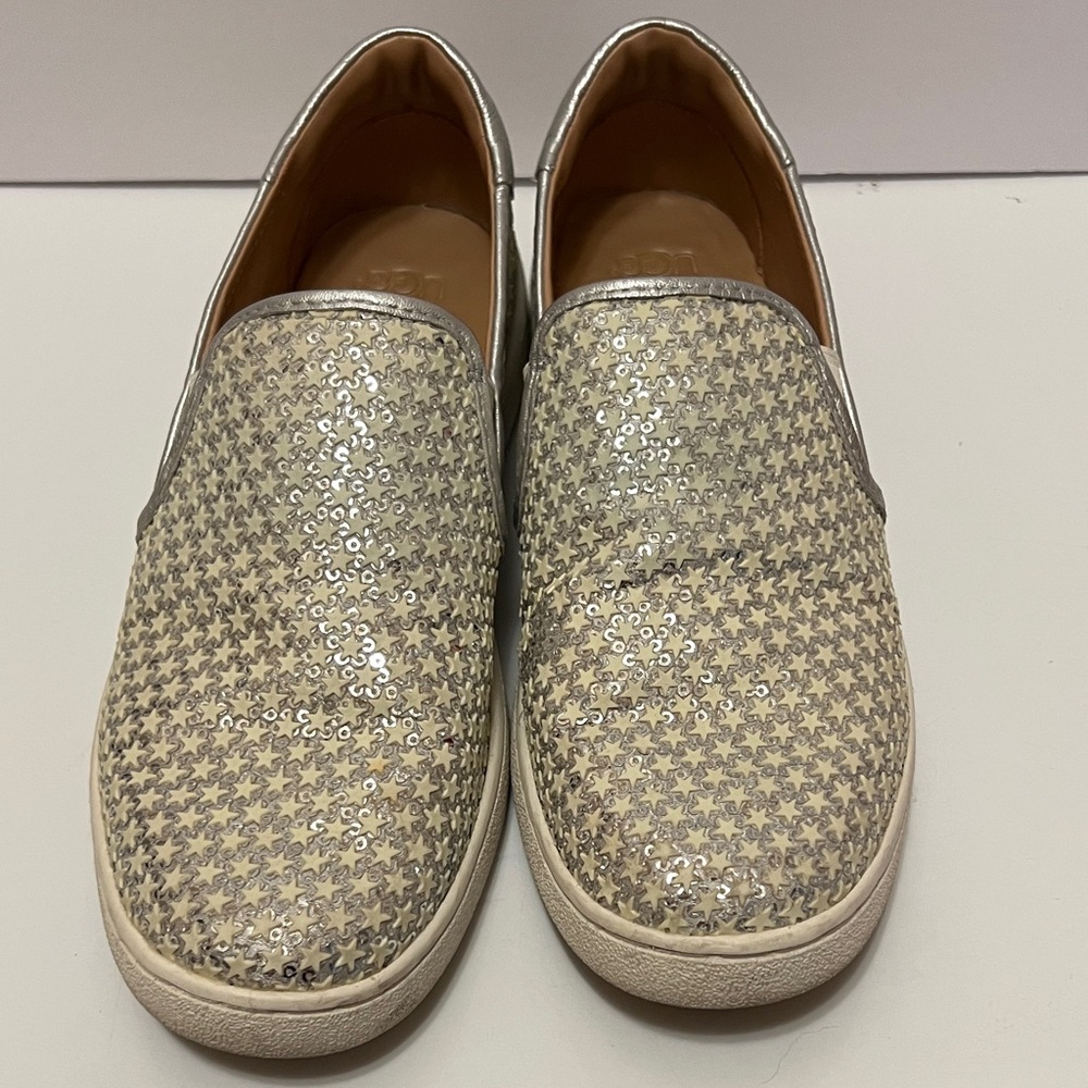 UGG Sparkling Silver and Cream UGGS